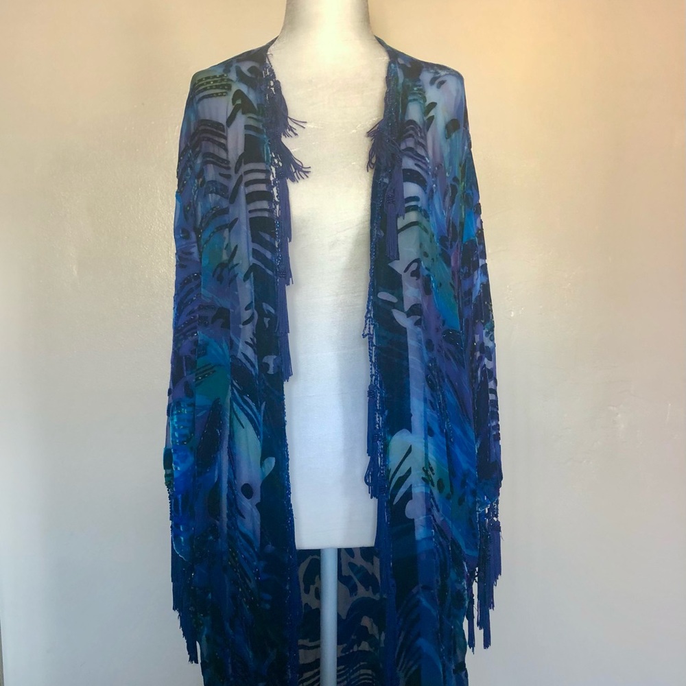 Tassel Beaded Duster / Robe